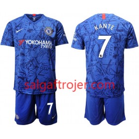 Chelsea Fodboldtrøjer Kante 7 Børn Hjemmebanesæt 2019/20 Kort ærmer